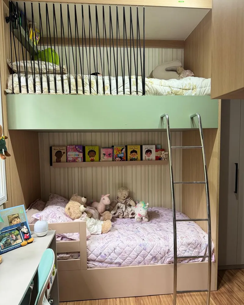 Quarto e closet planejados